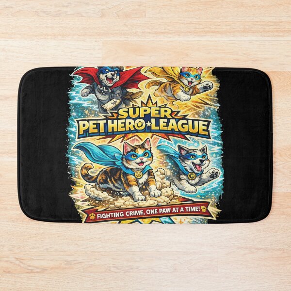 Item preview, Super Pet Hero League Fighting Crime One Paw at a Time designed and sold by Milforaelchi.