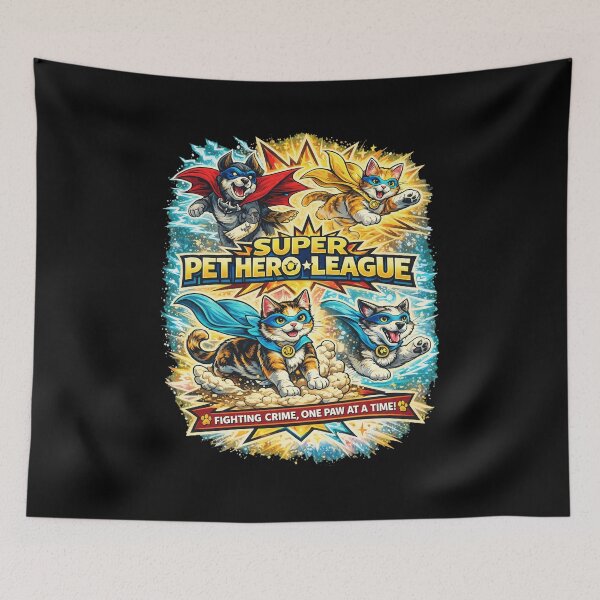 Item preview, Super Pet Hero League Fighting Crime One Paw at a Time designed and sold by Milforaelchi.