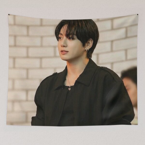 Item preview, Bts kpop band comeback 2026 jungkook in black designed and sold by Arjun4282.