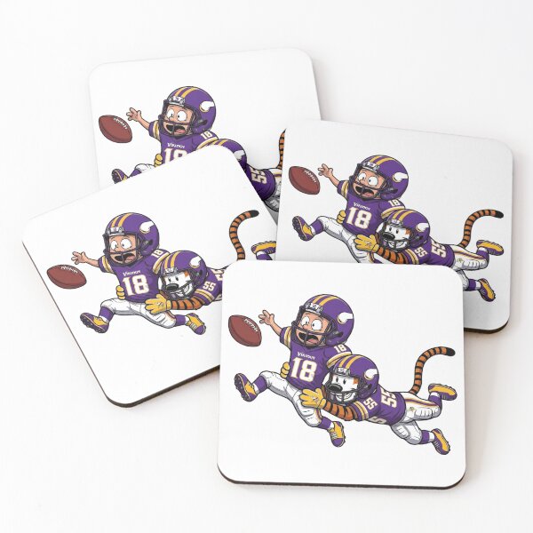 Item preview, Calvin And Hobbes Minnesota Football Action Fan designed and sold by DamianRoy88.