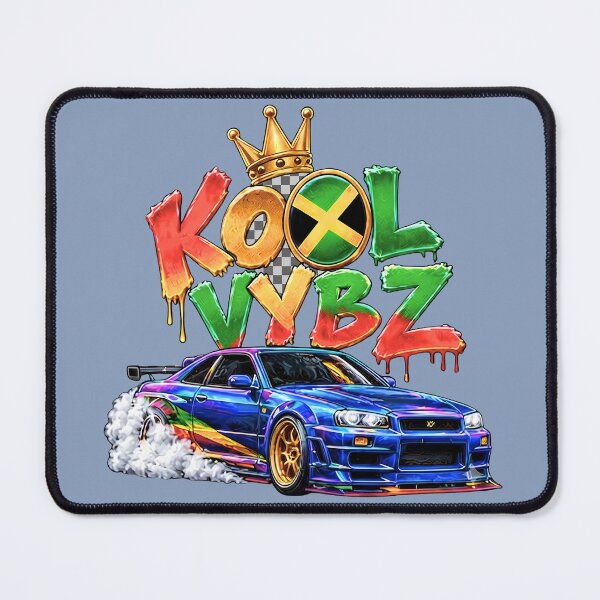 Item preview, Kool Vybz Jamaican Streetwear Drift Car Graffiti Art designed and sold by digitalbob60.