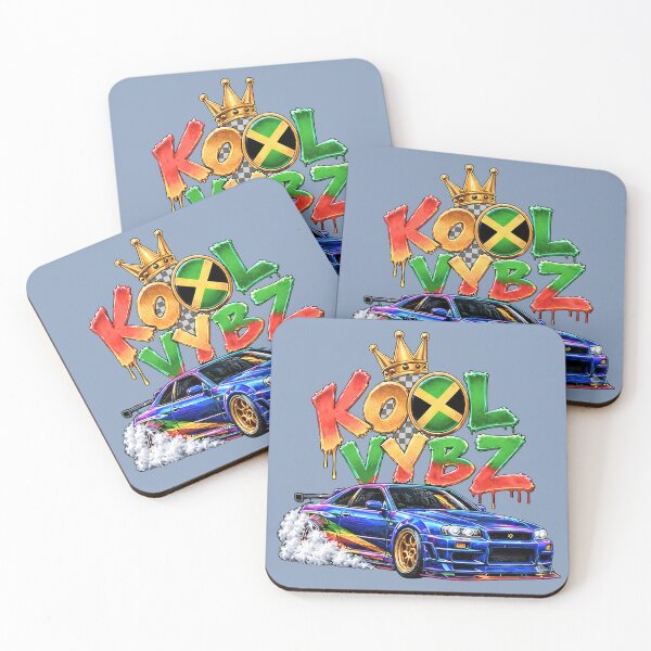 Item preview, Kool Vybz Jamaican Streetwear Drift Car Graffiti Art designed and sold by digitalbob60.