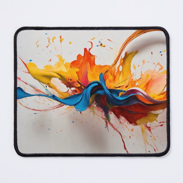 Item preview, Abstract Splash White Background designed and sold by shelteredinside.