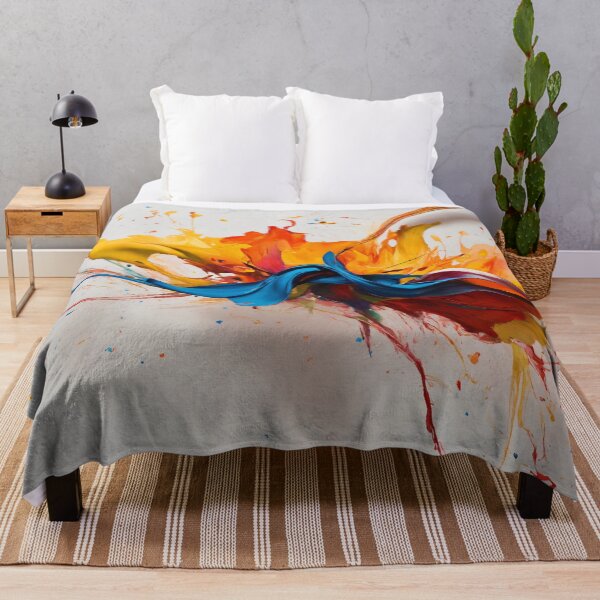 Item preview, Abstract Splash White Background  designed and sold by shelteredinside.