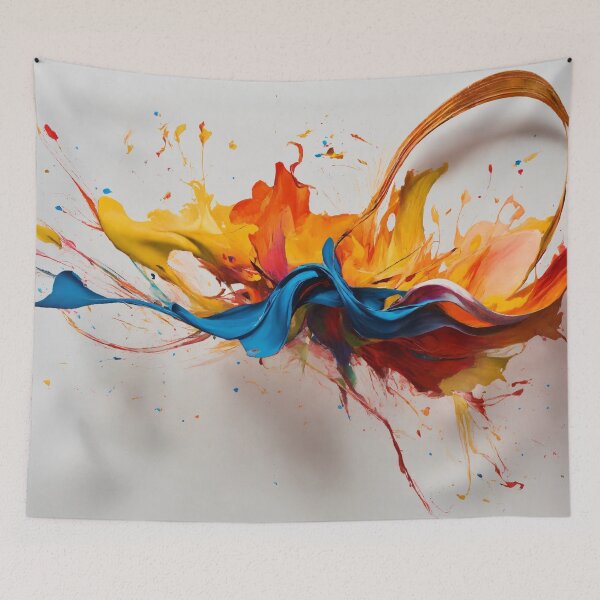 Item preview, Abstract Splash White Background  designed and sold by shelteredinside.