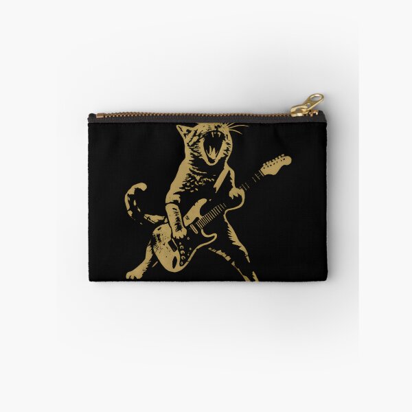 Item preview, Rocker Cat Playing Electric Guitar Rock Animal Graphic designed and sold by lilLilaBat.