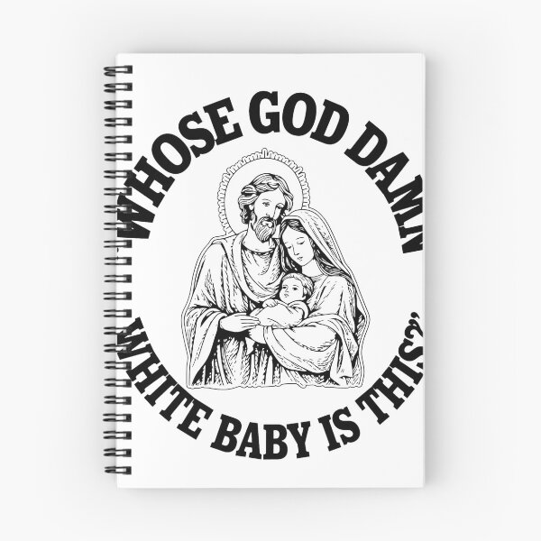Item preview, Whose God Damn White Baby Is This Holy Family Art designed and sold by Milforaelchi.