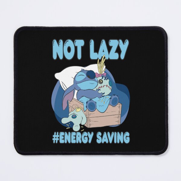Item preview, Stitch Not Lazy Energy Saving Cute designed and sold by Milforaelchi.