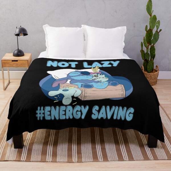 Item preview, Stitch Not Lazy Energy Saving Cute  designed and sold by Milforaelchi.
