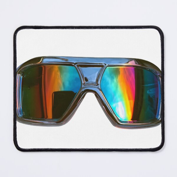 Item preview, Rainbow Reflection Goggles Eyewear Design designed and sold by NicolasGlowArt.