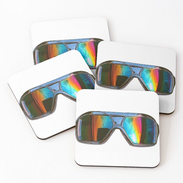 Item preview, Rainbow Reflection Goggles Eyewear Design designed and sold by NicolasGlowArt.