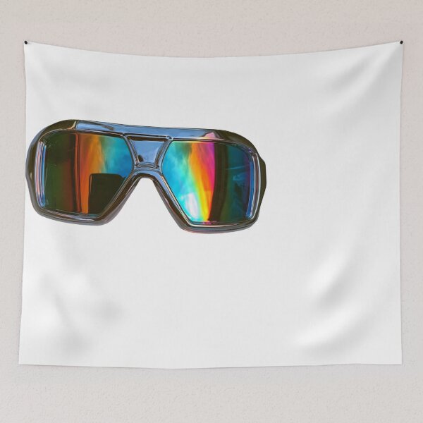 Item preview, Rainbow Reflection Goggles Eyewear Design designed and sold by NicolasGlowArt.