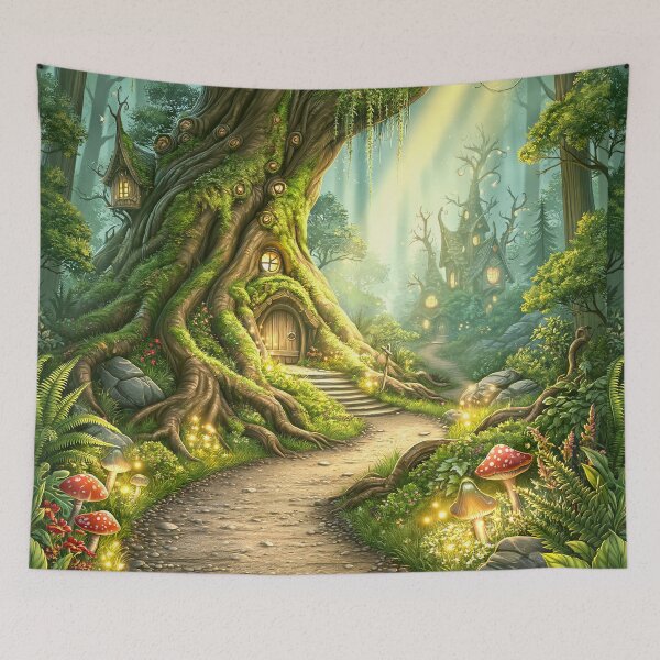 Item preview, Home Sweet Home in the Enchanted Forest designed and sold by MyMagicalPlace.