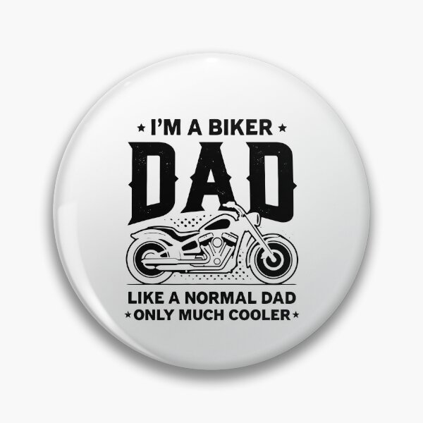 Item preview, I'm A Biker Dad Like A Normal Dad Only Much Cooler designed and sold by caruku666.
