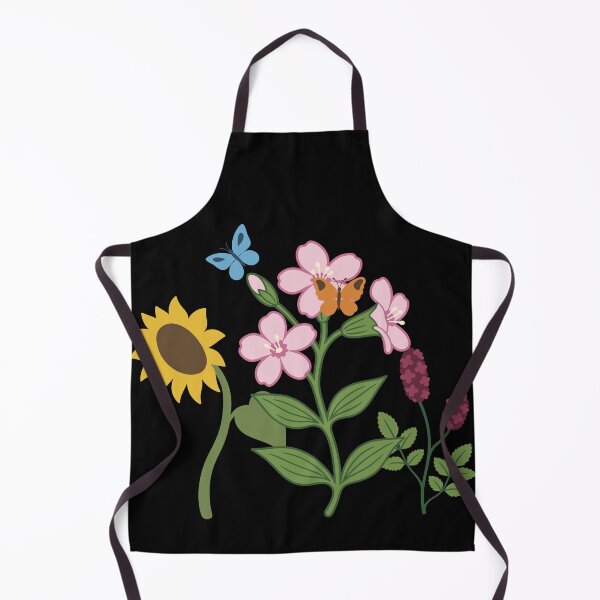 Item preview, Colorful flowers with sunflowers and butterflies designed and sold by Sir-Freaky.