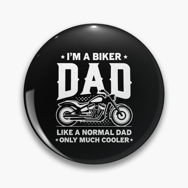 Item preview, I'm A Biker Dad Like A Normal Dad Only Much Cooler designed and sold by caruku666.
