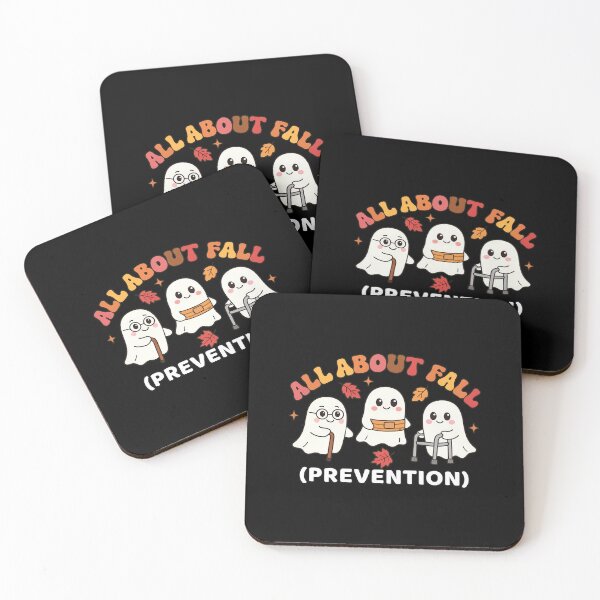 Item preview, Retro Ghosts All About Fall Prevention Autumn Design designed and sold by Dmo3HarkoArt.
