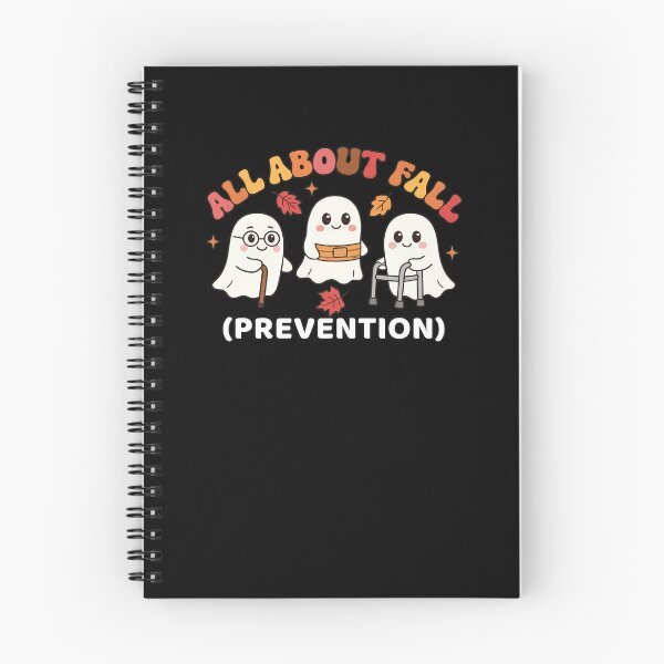 Item preview, Retro Ghosts All About Fall Prevention Autumn Design designed and sold by Dmo3HarkoArt.