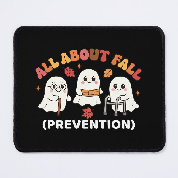 Item preview, Retro Ghosts All About Fall Prevention Autumn Design designed and sold by Dmo3HarkoArt.