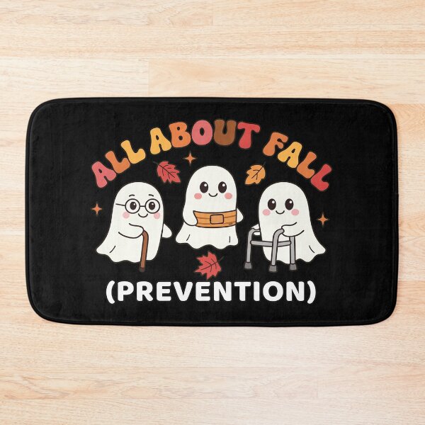 Item preview, Retro Ghosts All About Fall Prevention Autumn Design designed and sold by Dmo3HarkoArt.