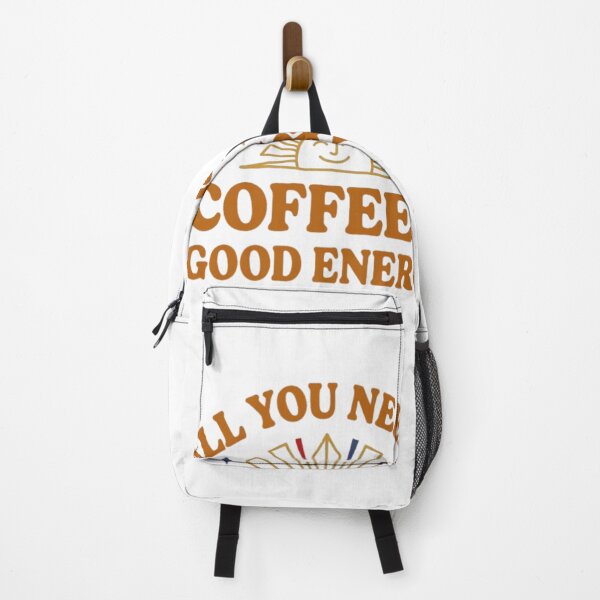 Item preview, All You Need Is Coffee & Good Energy - Retro Vintage Coffee Lover designed and sold by Salma.Store.