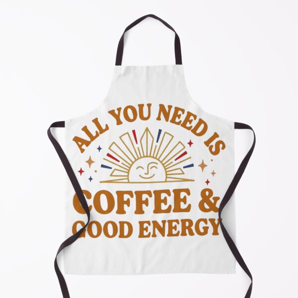 Item preview, All You Need Is Coffee & Good Energy - Retro Vintage Coffee Lover designed and sold by Salma.Store.
