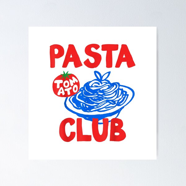 Item preview, Pasta Club, Spaghetti Lover, Italian Food, Tomato Graphic T-Shirt designed and sold by gidget-gadget.