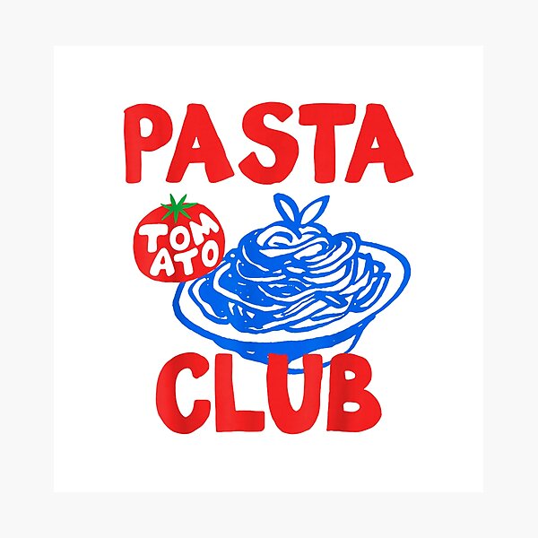 Item preview, Pasta Club, Spaghetti Lover, Italian Food, Tomato Graphic T-Shirt designed and sold by gidget-gadget.
