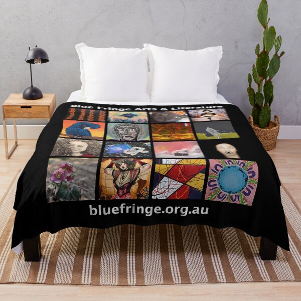 Item preview, Blue Fringe Arts & Literature Merchandise Black Logo designed and sold by zulbays.