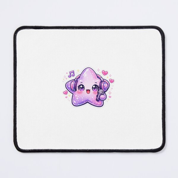Item preview, Kpop Music Star Sticker Kawaii Chibi Music Aesthetic for Fans & Playlist Lovers designed and sold by CutePrintCorner.