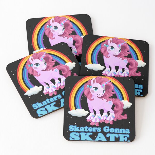 Item preview, Unicorn Rainbow Skaters Gonna Skate Fun designed and sold by Milforaelchi.