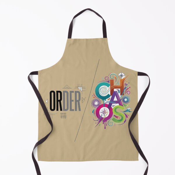 Item preview, Order and Chaos Dual Typography Aesthetic Art designed and sold by Fine-Arts-Lab.