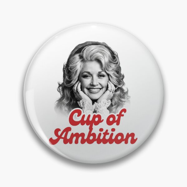 Item preview, Cup of Ambition Retro Dolly 9 to 5 Country Music Fan Morning Coffee Quote designed and sold by raedattia.