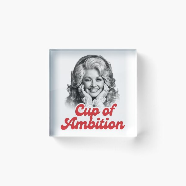 Item preview, Cup of Ambition Retro Dolly 9 to 5 Country Music Fan Morning Coffee Quote designed and sold by raedattia.