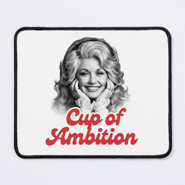 Item preview, Cup of Ambition Retro Dolly 9 to 5 Country Music Fan Morning Coffee Quote designed and sold by raedattia.