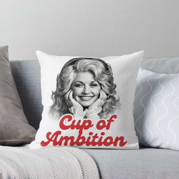 Item preview, Cup of Ambition Retro Dolly 9 to 5 Country Music Fan Morning Coffee Quote designed and sold by raedattia.