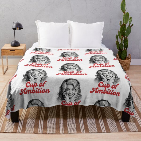 Item preview, Cup of Ambition Retro Dolly 9 to 5 Country Music Fan Morning Coffee Quote designed and sold by raedattia.