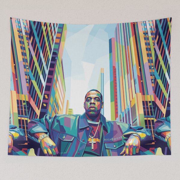 Item preview, Jay Z Rapper Pop Art designed and sold by SiksisArt.