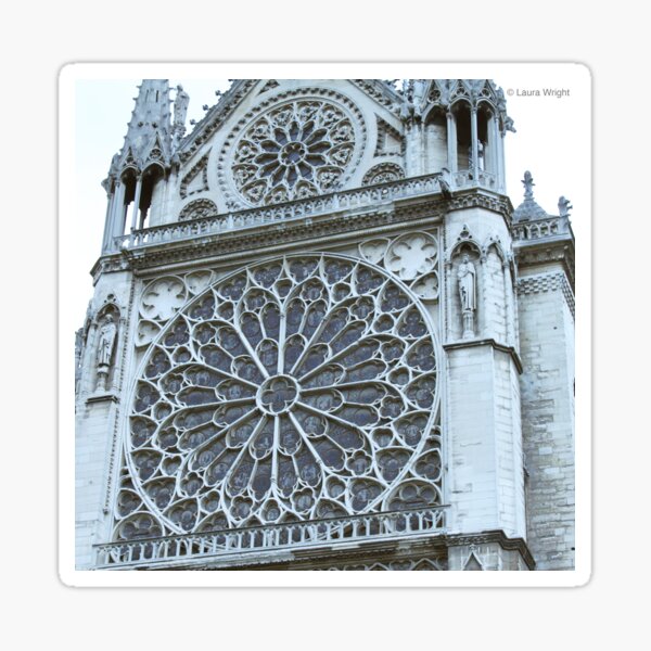 cathedral window Sticker