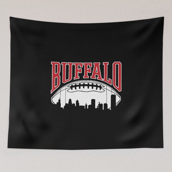 Item preview, Buffalo New York Football Stadium Skyline Sports Art designed and sold by mikosup.