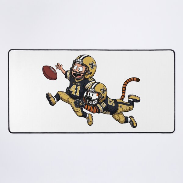 Item preview, Calvin And Hobbes New Orleans Football Action Fan designed and sold by DamianRoy88.