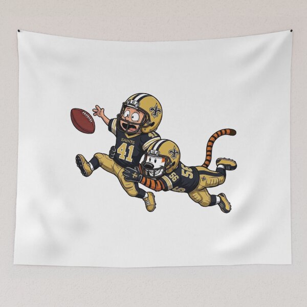 Item preview,  Calvin And Hobbes New Orleans Football Action Fan designed and sold by DamianRoy88.