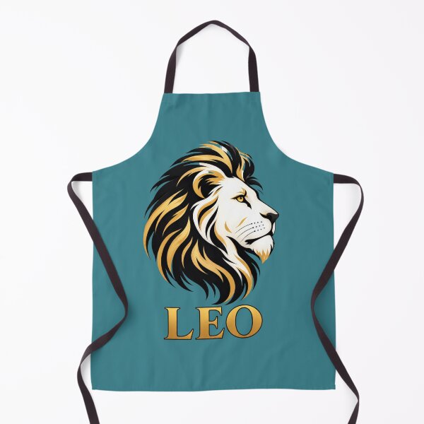 Item preview, Golden Leo Lion Zodiac Sign & King of the Jungle Elegant Design designed and sold by SeJaa.