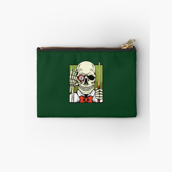 Item preview, Illustration Of Skeleton Playing Billiard 691 designed and sold by VinylBloom.