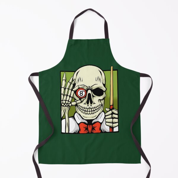 Item preview, Illustration Of Skeleton Playing Billiard 691 designed and sold by VinylBloom.
