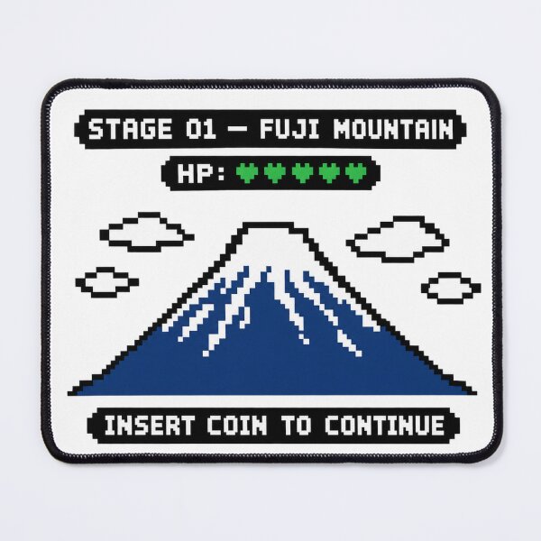 Item preview, 8BIT JAPAN Fuji Mountain | STAGE 01 Retro Pixel Art designed and sold by maaameee.
