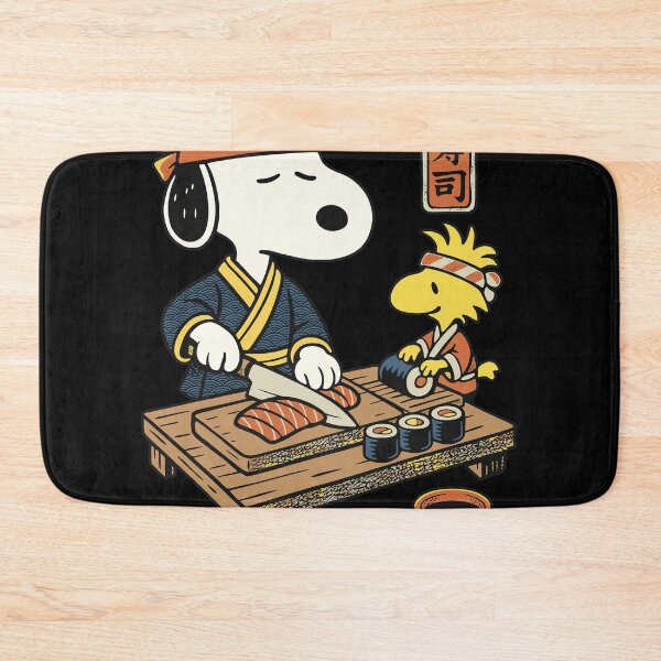 Item preview, Snoopy and Woodstock Sushi Chef Design designed and sold by Milforaelchi.