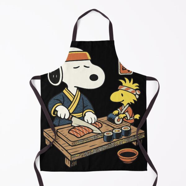 Item preview, Snoopy and Woodstock Sushi Chef Design designed and sold by Milforaelchi.
