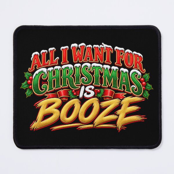 Item preview, All I Want For Christmas Is Booze - Rude But Funny - Christmas Design designed and sold by aventi24.