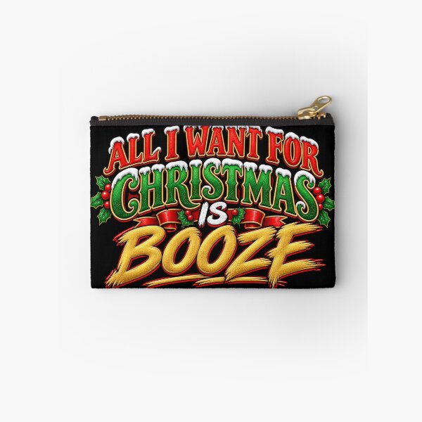 Item preview, All I Want For Christmas Is Booze - Rude But Funny - Christmas Design designed and sold by aventi24.